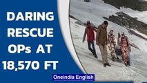 ITBP team risk lives to rescue trekker from high altitude in Himachal Pradesh | Oneindia News