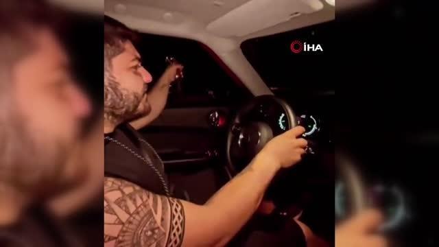 Sosyal medya fenomeni Murat Övünç'ün oğlu Burak Can trafikte dehşet saçtı