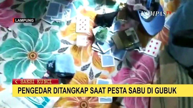 Tengah Asik Pesta Sabu, 3 Pria Dibekuk Satres Narkoba Polres Lampung