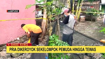 Aksi Pengeroyokan Sebabkan Tewasnya Seorang Pemuda Terekam CCTV