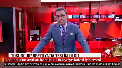 Tosuncuk'un avukatı konuştu: Türkiye'ye iadesi için resmi işlemlere başlandı