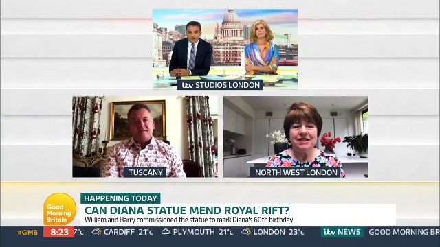 Good Morning Britain - Paul Burrell shares his hopes of a reconciliation between Prince William and Prince Harry when they come together to unveil a statue of their mother, Diana