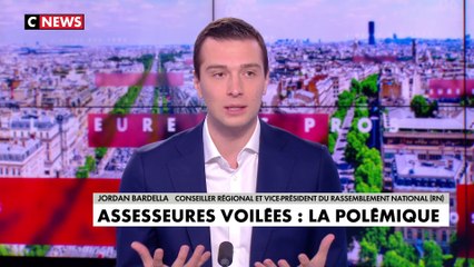 Jordan Bardella, à propos de l'assesseure voilée : «Au moment de signer, je ne sais pas si elle a le droit ou non de porter le voile»