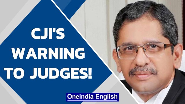 CJI NV Ramana warns 'Judges shouldn't be swayed by public opinion on social media'| Oneindia News