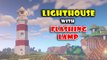 MINECRAFT ! LIGHTHOUSE With Flashing Lamp Tutorial #1_ How to Build EASY in Minecraft