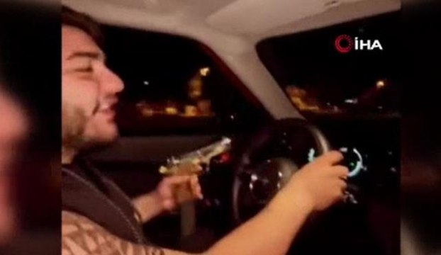 Sosyal medya fenomeni Murat Övünç'ün oğlu Burak Can trafikte dehşet saçtı