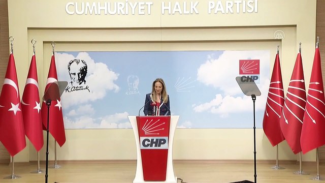 ANKARA - CHP Kadın Kolları Genel Başkanı Nazlıaka'dan İstanbul Sözleşmesi tepkisi