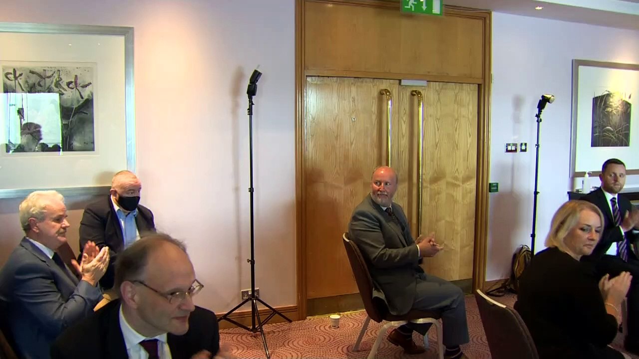 New leader Sir Jeffrey Donaldson 'determined to unify' DUP