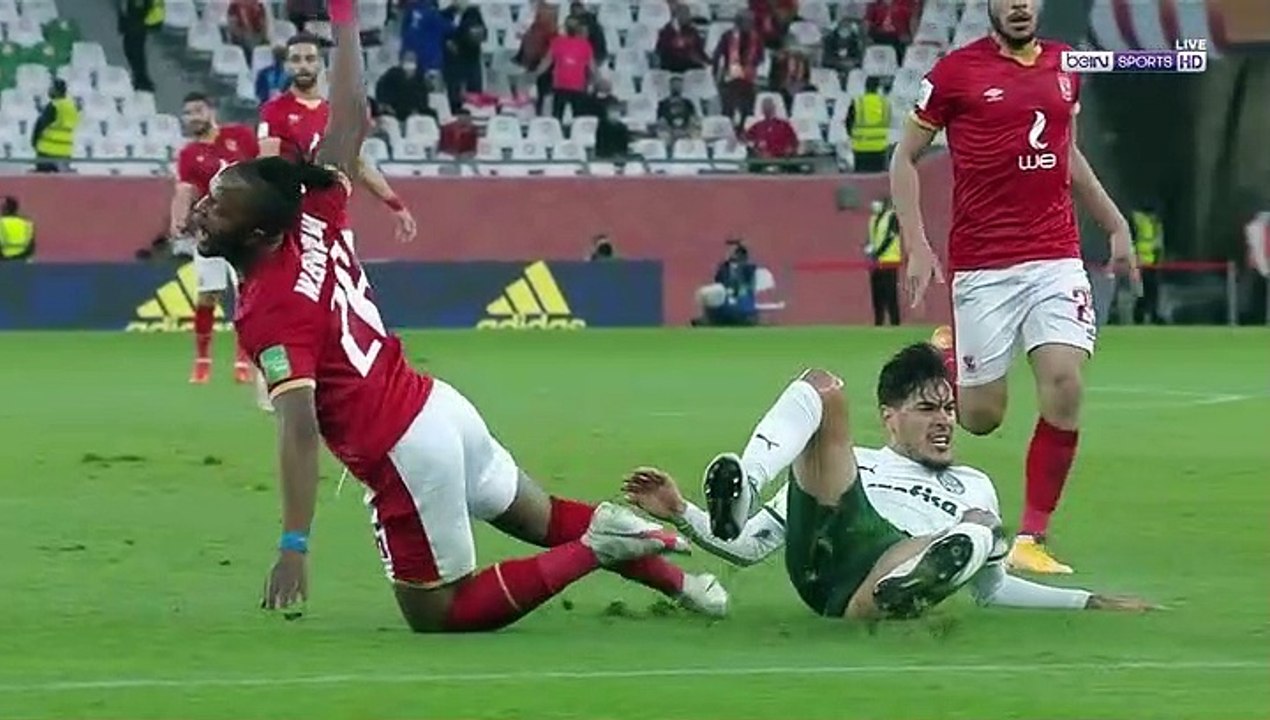 الشوط الاول من مباراة | الاهلي المصري و بالميرا...