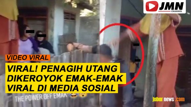REPORTASE - PENAGIH UTANG DIKEROYOK EMAK-EMAK VIRAL DI MEDIA SOSIAL