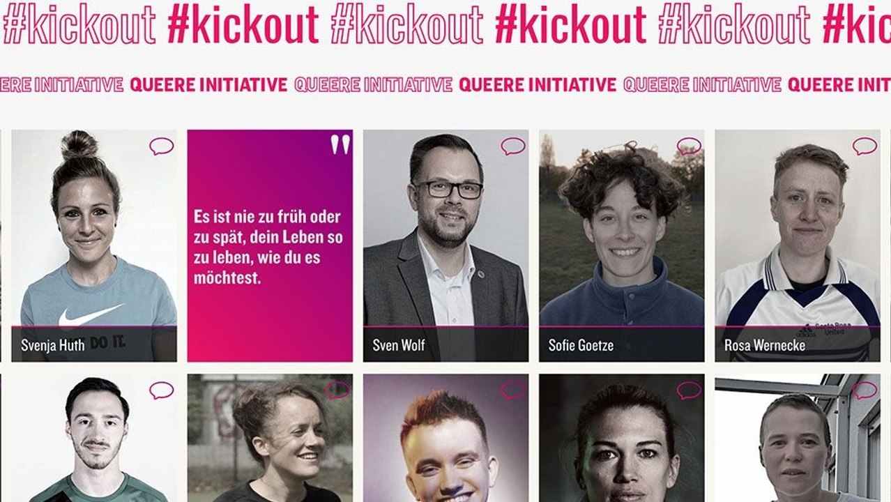Mit #kickout Gesicht zeigen: Es geht vor allem darum, Menschen Mut zu machen