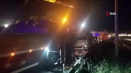 Çöp kamyonu çekiciye çarptı: 1 yaralı