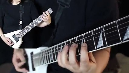 ESP/LTD Arrow 401 Pointy V with Amanda Castillo