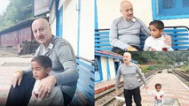 Anupam Kher Sponsors The Education Of A Child He Meets At Railway Station