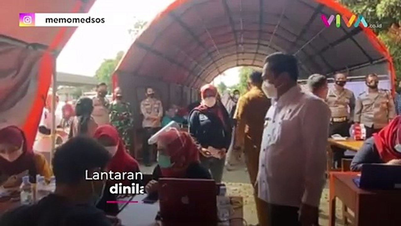 Wakil Walkot Serang Semprot Petugas Vaksinasi