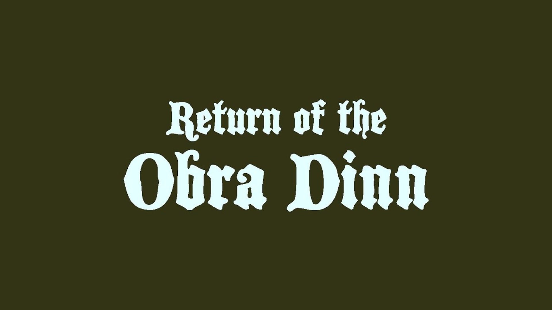 Return of the Obra Dinn - Tráiler de lanzamiento - Vídeo Dailymotion
