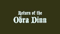 Return of the Obra Dinn - Tráiler de lanzamiento