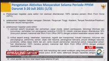 Simak Berikut Aturan Lengkap PPKM Darurat di Jawa-Bali!