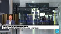 Coronavirus pandemic: European digital travel pass comes into force