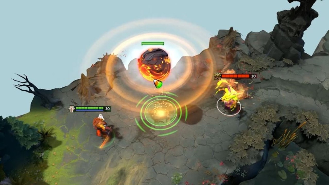 Eigenartige Interaktionen in Dota 2