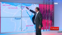 من قاعدة برنيس حتى قاعدة 3 يوليو.. الديهي يوضح بالخريطة أهمية القواعد العسكرية المصرية على كل الحدود