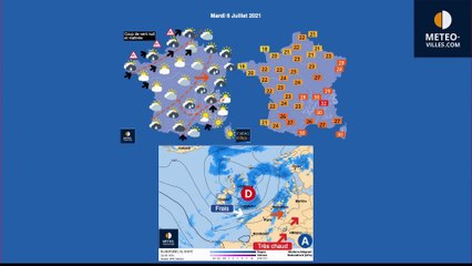 previsions meteo du dimanche 4 juillet 2021
