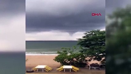 Denizde korkutan hortum!