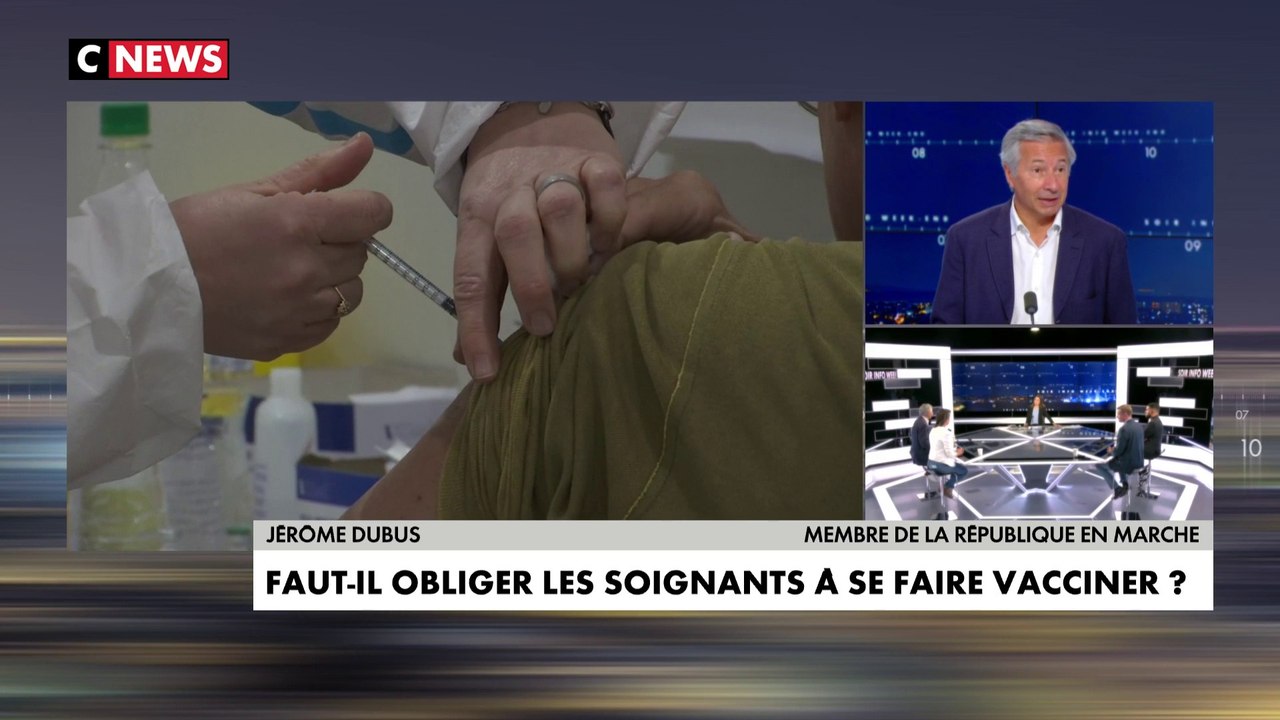 Jérôme Dubus : «Il faut arrêter de parler et de faire de la pédagogie […] Maintenant il faut une loi pour obliger le personnel soignant à se faire vacciner»