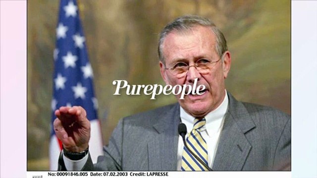 Mort de Donald Rumsfeld, l'ancien secrétaire à la défense de George W. Bush, à 88 ans