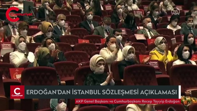 Erdoğan'dan İstanbul Sözleşmesi açıklaması