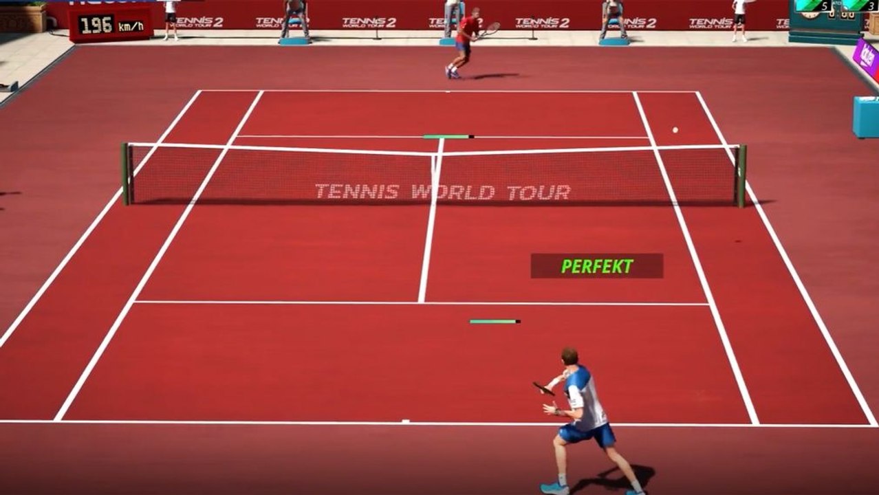 Exklusives Gameplay: Tennis World Tour 2