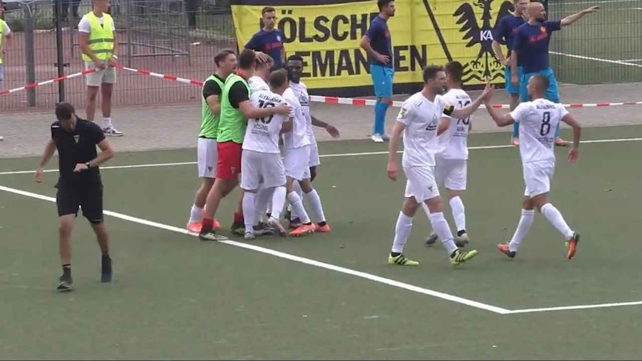 Alemannia Aachen wahrt die Chance auf das Traumlos FC Bayern München