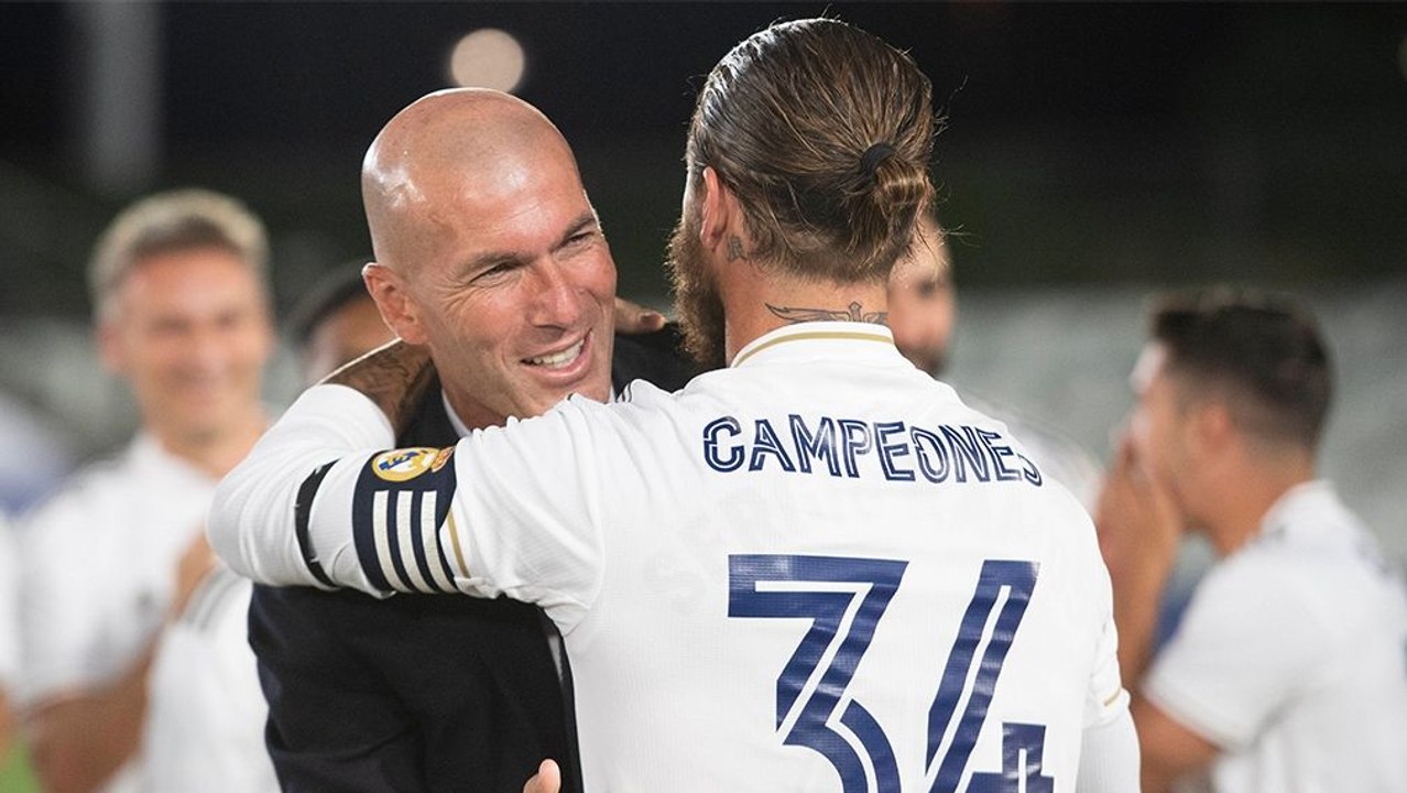 'Große Emotionen': Zidanes Dank und die Feier in Madrids Corona-Alltag