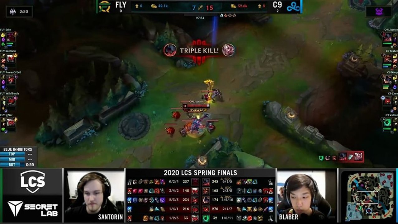League of Legends Top 5 Plays: FlyQuest v Cloud9 Grand Finals