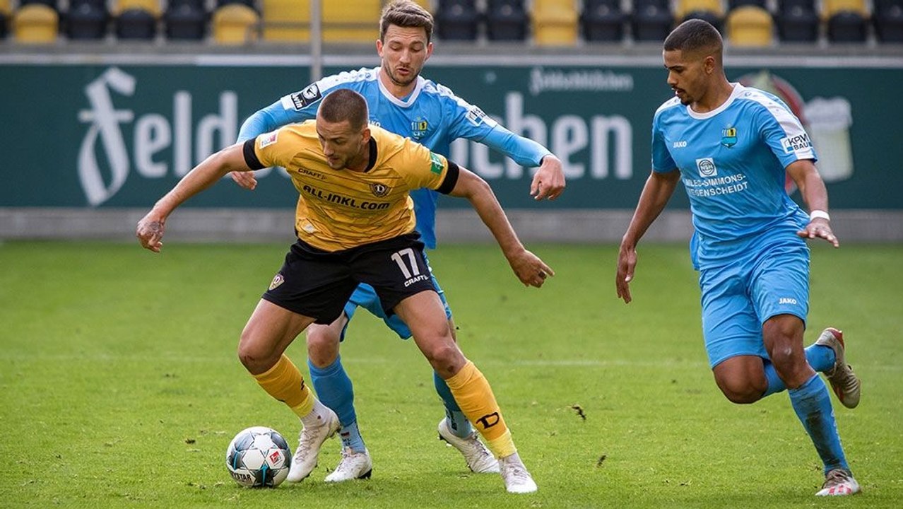 Dank Langer und Hosiner: CFC schlägt 'verjüngtes' Dresden