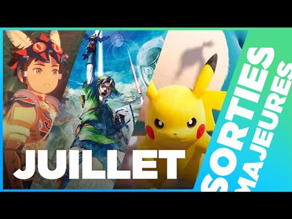 ZELDA: SKYWARD SWORD HD, MONSTER HUNTER STORIES 2, POKÉMON UNITE... LES JEUX MAJEURS DE JUILLET !
