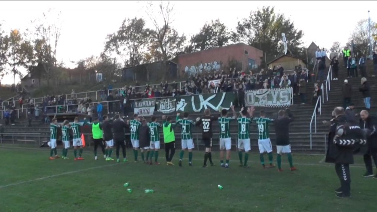 Kampf-Sieg gegen Flensburg: VfB Lübeck müht sich ins Finale