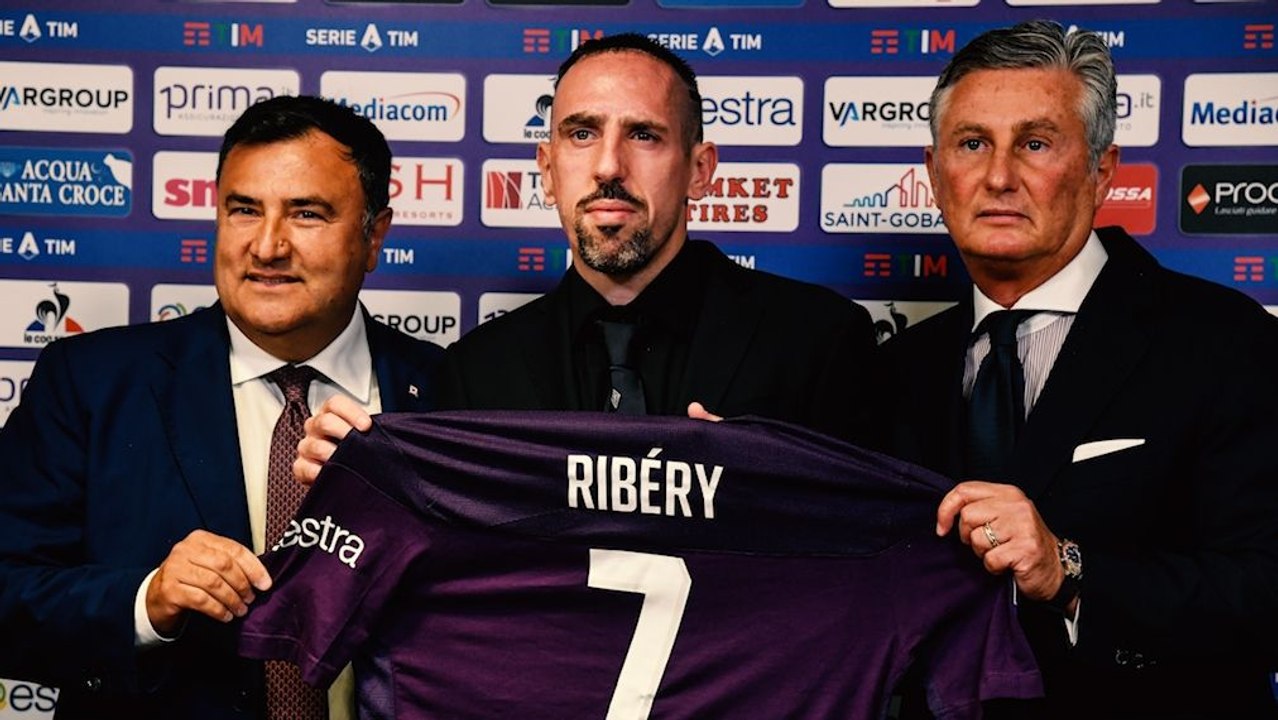 Ribery-Vorstellung in Florenz: 'Ich kann ein Sechser im Lotto sein'