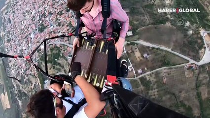 Gökyüzünde tavla keyfi kamerada