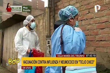 Minsa llegó a “Ticlio Chico” para realizar campaña de vacunación contra la influenza y neumococo