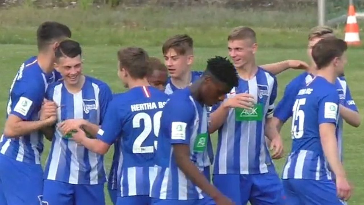Dominanz und Samardzic-Traumtor: Hertha-U-17 steht im Pokalfinale