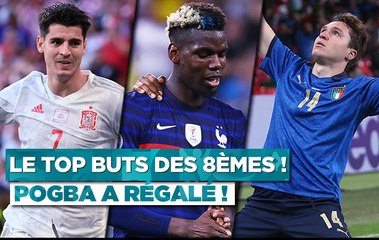 Euro 2020 - Top buts (huitièmes) : Le bijou de Pogba, Morata et Chiesa décisifs