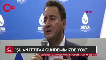 Ali Babacan'dan dikkat çeken ittifak açıklaması