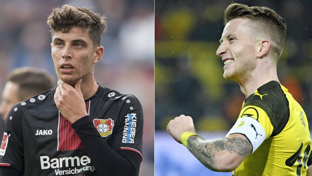 Gegenwart und Zukunft: Leitwolf Reus vor Überflieger Havertz