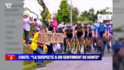 Story 1 : Chute lors du Tour de France, "la spectatrice a un sentiment de honte" - 01/07