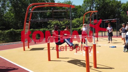 Inauguration Cour des Agrès - aire de fitness en plein air
