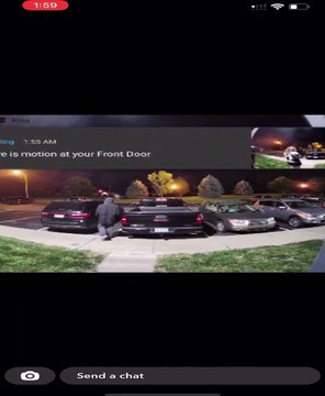 Alleged Car Thief Caught in the Act by Ring Camera