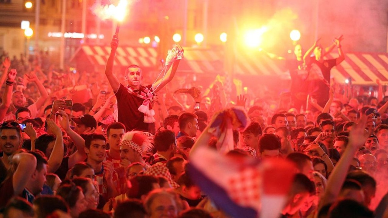 Ausnahmezustand in Zagreb - Kroatien träumt vom WM-Titel