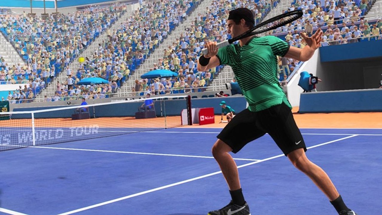 Tennis World Tour: Top Spin für Arme?