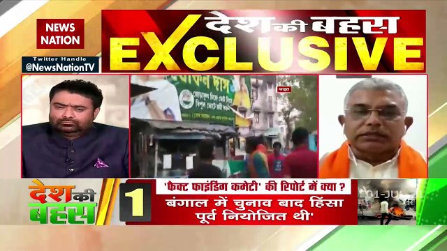 Desh Ki Bahas : कई राज्यों में चुनाव पर हिंसा बंगाल में